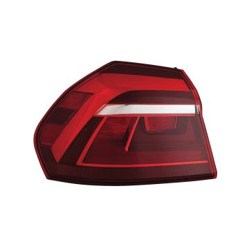 Tail Light Assembly Left Outer Bulb Type From 7-4-16 Tinted CAPA for Volkswagen Passat 2017-2019