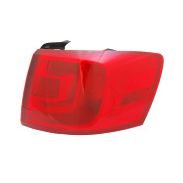 Tail Light Assembly Right Outer Halogen w/o Rear Fog Lamp CAPA for Volkswagen Jetta 2011-2018
