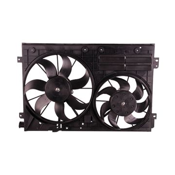 Engine Cooling Fan Assembly Motor/Blade/Shroud Assembly for Audi TT Quattro Volkswagen Beetle CC Eos GTI Jetta Passat Tiguan Tiguan Limited