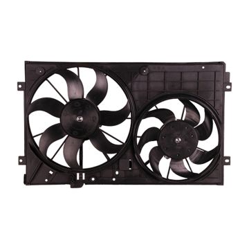 A/C Condenser Fan Assembly Motor/Blade/Shroud Assembly for Volkswagen Rabbit 2006-2009