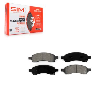 Front Semi-Metallic Disc Brake Pads SIM-1169A For GMC Acadia Buick Enclave Chevrolet Traverse Saturn