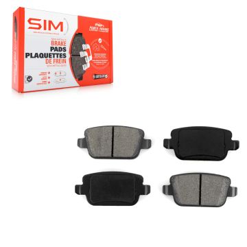 Rear Semi-Metallic Disc Brake Pads SIM-1314 For Land Rover LR2 Volvo S80