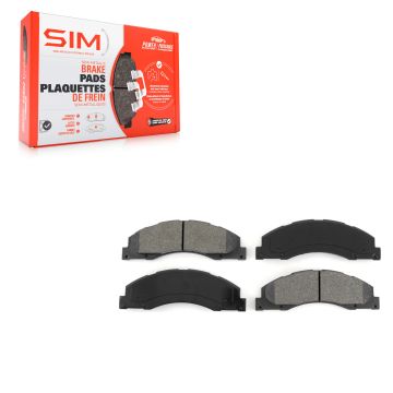 Front Semi-Metallic Disc Brake Pads SIM-1328 For Ford E-350 Super Duty E-250 E-450 E-150 Econoline