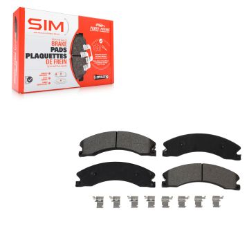 Rear Semi-Metallic Disc Brake Pads SIM-1565A For Nissan NV2500 TITAN XD NV3500 NV1500