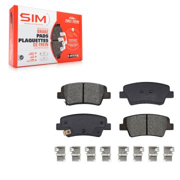 Rear Semi-Metallic Disc Brake Pads SIM-2395 For Hyundai Elantra Kia Niro