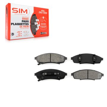 Front Semi-Metallic Disc Brake Pads SIM-376 For Chevrolet Lumina Oldsmobile Cutlass Supreme Buick