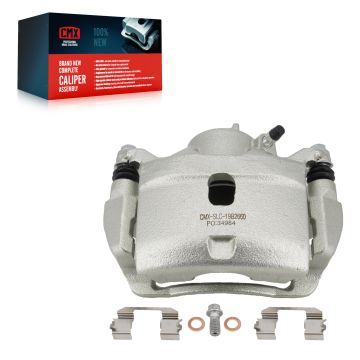Front Left Disc Brake Caliper SLC-19B2660 For Honda Civic Accord Fit Acura ILX CR-Z