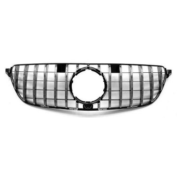 Mercedes Benz GLE-Class W166 2016-2019 GLE63 GT Style Front Grille Silver