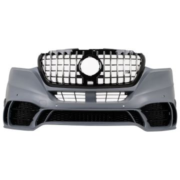 Mercedes-Benz Sprinter 1500 2500 3500 3500XD 4500 W907 2019-2024 Front Bumper Conversion Body Kit to GT Style Look