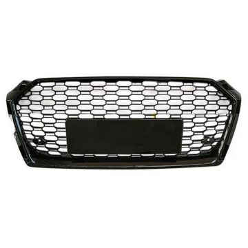 Audi A5 S5 B9 2018-2019 RS5 Style Front Grille Gloss Black