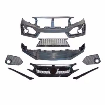 Honda Civic 2016-2021 Front Bumper Conversion upgrade to Type R Style Look Body KIT