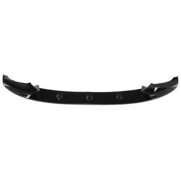 BMW 5-Series F10 2011-2016 Front Bumper Lip Spoiler M Performance Style 2 PIECE Gloss Black