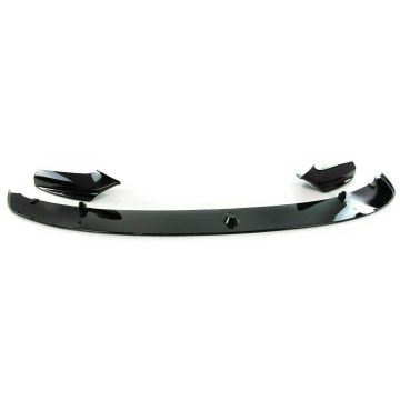 BMW 5-Series F10 2011-2016 Front Bumper Lip Spoiler M Performance Style Gloss Black