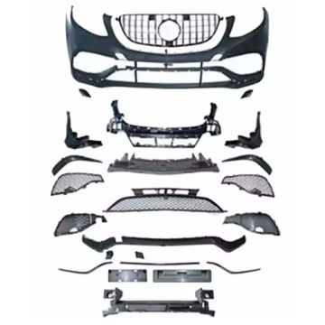 Mercedes Benz GLE-Class GLE300d GLE350 GLE400 GLE550 W166 2016-2019 Front Bumper Conversion KIT upgrade to AMG GLE63 Style Look Body KIT