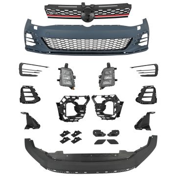 Volkswagen Golf GTI MK7.5 2018-2021 Front Bumper Conversion to Golf GTI Style Look