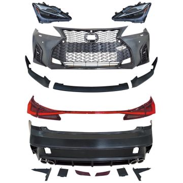 Lexus IS250 IS350 2006-2013 Front Rear Bumper Conversion Body KIT upgrade to 2021+ F Sport Style Look