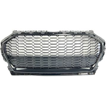 Audi Q5 SQ5 FY 2021-2025 RS Style Front Grille Gloss Black Honeycomb