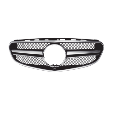 Mercedes Benz E-Class W212 Sedan 2014-2016 E63 AMG Style Front Grille Silver