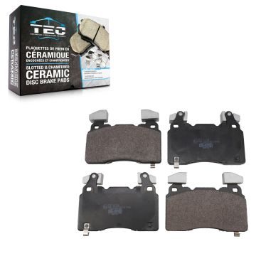 Front Ceramic Disc Brake Pads TEC-1474A For Chevrolet Camaro Corvette Cadillac CTS CT6 SS ELR