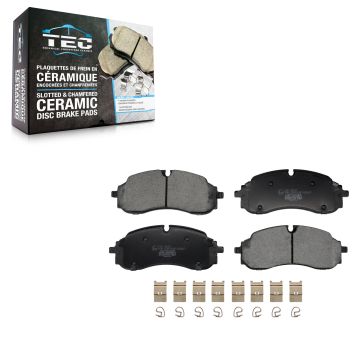 Front Ceramic Disc Brake Pads TEC-2423 For Ford Transit-250 Transit-350 Transit-150 E-Transit