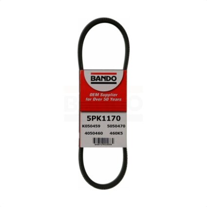 Accessory Drive Belt BAN-5PK1170 For Mazda Protege Protege5 MX-6 Ford Probe 626 Oldsmobile Cutlass