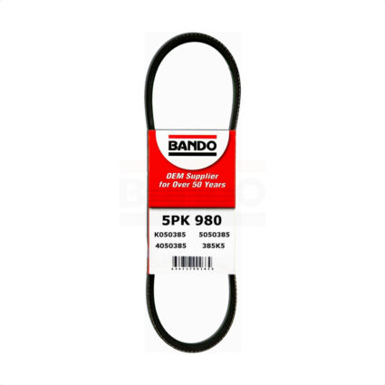 Accessory Drive Belt BAN-5PK980 For Toyota Corolla Jaguar BMW XJS M5 Vanden Plas XJ6 540i Z8 XJR Geo