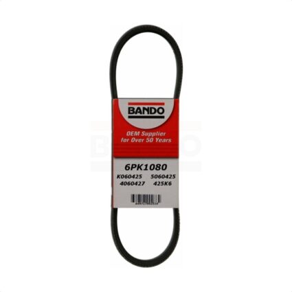 Accessory Drive Belt BAN-6PK1080 For Ford Escape Fusion Subaru Legacy Lincoln MKZ BMW M5 M6 850i