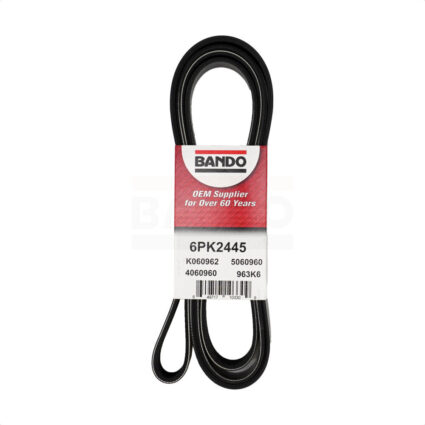 Accessory Drive Belt BAN-6PK2445 For Land Rover Range Sport Ford Windstar Freestar Jeep Wrangler