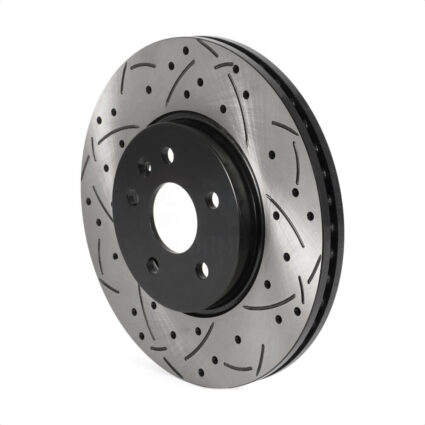 Front Coated Drilled Slotted Disc Brake Rotor (1 Piece Only) DS1-581025 For Chevrolet Buick Encore