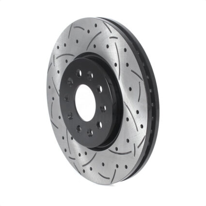Front Coated Drilled Slotted Disc Brake Rotor (1 Piece Only) DS1-582033 For Chevrolet Equinox GMC