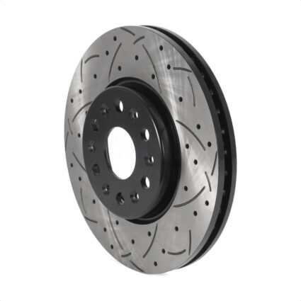 Front Coated Drilled Slotted Disc Brake Rotor (1 Piece Only) DS1-582061 For Chevrolet Traverse GMC