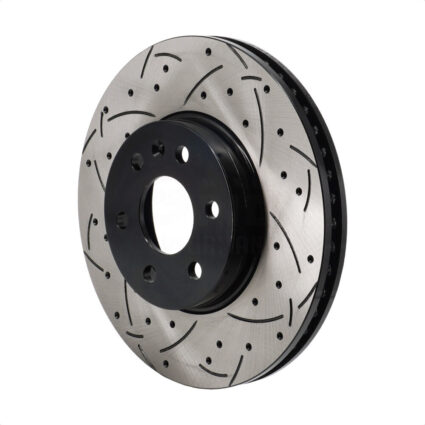 Front Coated Drilled Slotted Disc Brake Rotor (1 Piece Only) DS1-582733 For Chevrolet Colorado GMC