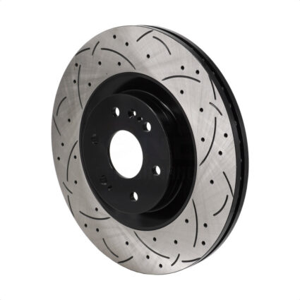 Front Coated Drilled Slotted Disc Brake Rotor (1 Piece Only) DS1-582799 For GMC Sierra 1500 Limited