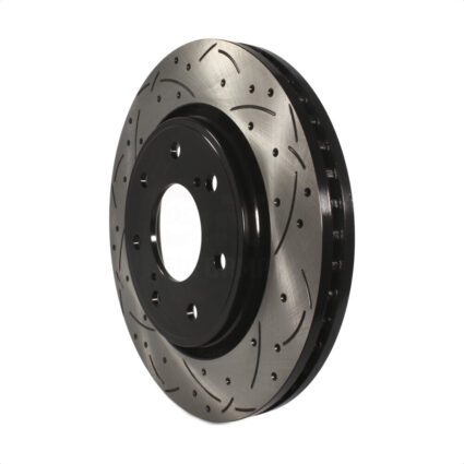 Front Coated Drilled Slotted Disc Brake Rotor (1 Piece Only) DS1-680768 For Ford F-150