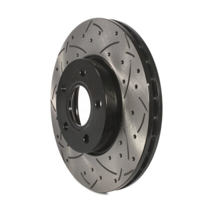 Front Coated Drilled Slotted Disc Brake Rotor (1 Piece Only) DS1-680930 For Ford Focus C-Max