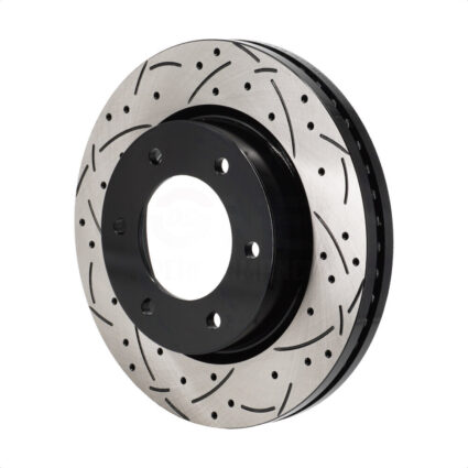 Front Coated Drilled Slotted Disc Brake Rotor (1 Piece Only) DS1-682573 For Ford Ranger Bronco