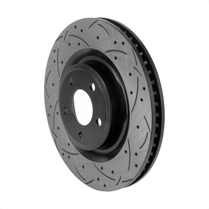 Front Coated Drilled Slotted Disc Brake Rotor (1 Piece Only) DS1-682615 For Ford Explorer Lincoln