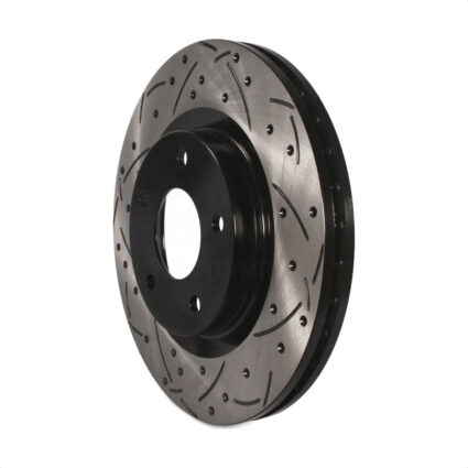 Front Coated Drilled Slotted Disc Brake Rotor (1 Piece Only) DS1-780459 For Mitsubishi Jeep RVR 200