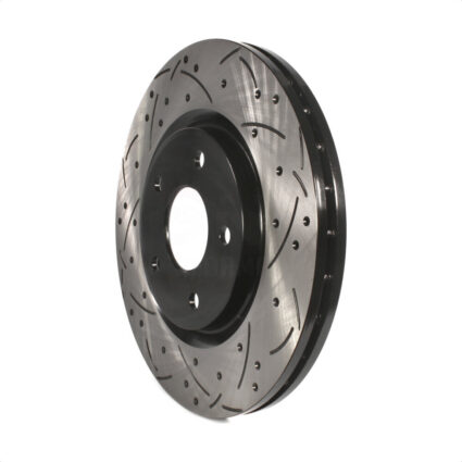 Front Coated Drilled Slotted Disc Brake Rotor (1 Piece Only) DS1-780964 For Dodge Grand Caravan Town