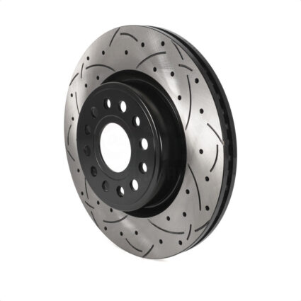 Front Coated Drilled Slotted Disc Brake Rotor (1 Piece Only) DS1-782430 For Ram 1500