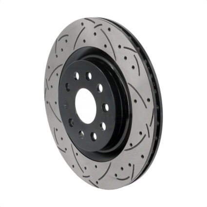 Rear Coated Drilled Slotted Disc Brake Rotor (1 Piece Only) DS1-782850 For Jeep Grand Cherokee L