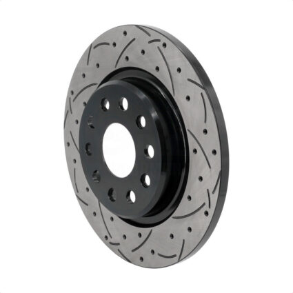 Rear Coated Drilled Slotted Disc Brake Rotor (1 Piece Only) DS1-782869 For Jeep Grand Cherokee L