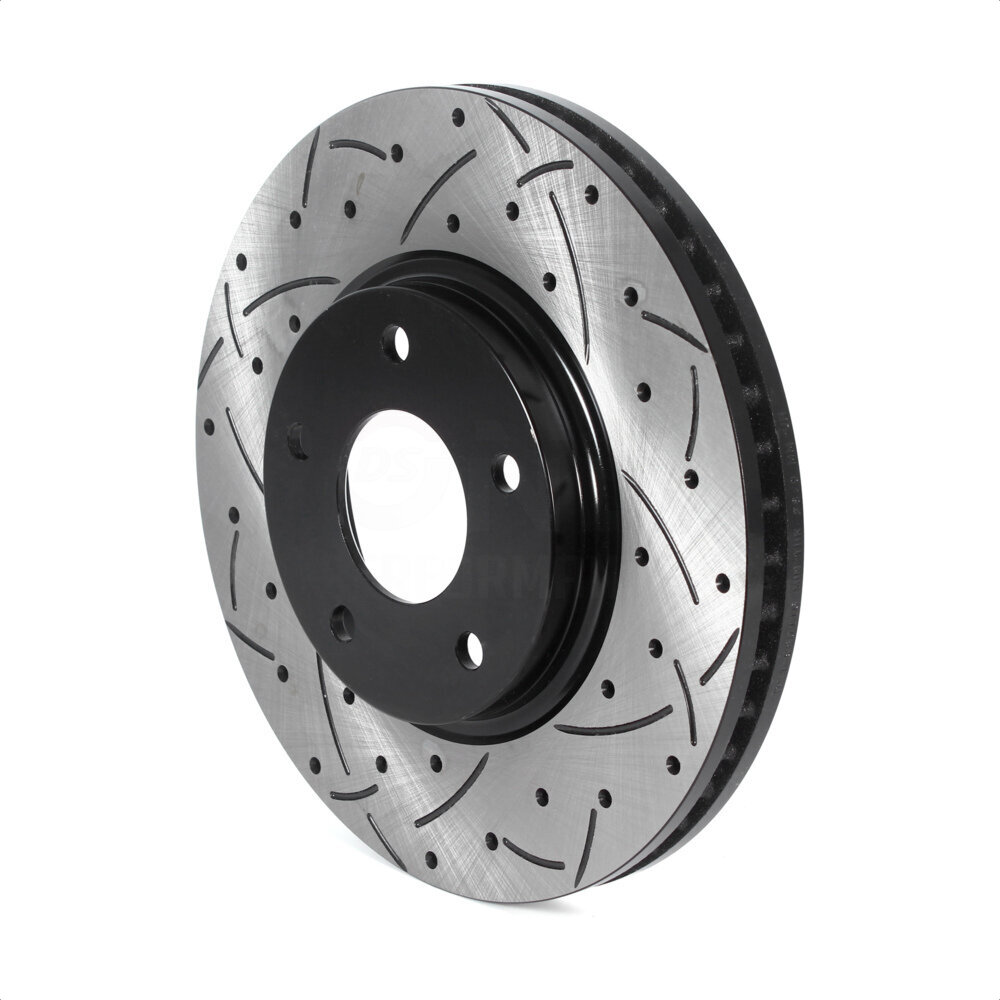 Front Coated Drilled Slotted Disc Brake Rotor (1 Piece Only) DS1-980116 For Nissan Quest INFINITI