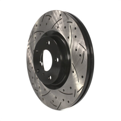 Front Coated Drilled Slotted Disc Brake Rotor (1 Piece Only) DS1-980307 For Nissan INFINITI Murano