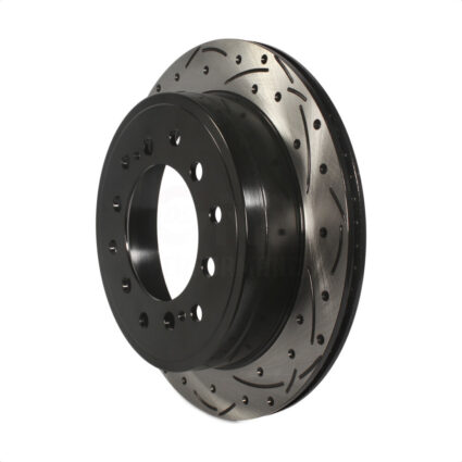 Rear Coated Drilled Slotted Disc Brake Rotor (1 Piece Only) DS1-980780 For Toyota 4Runner Lexus FJ