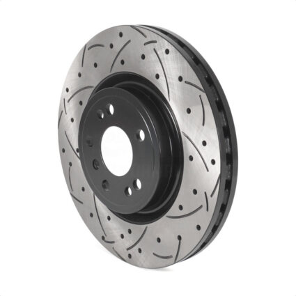 Front Coated Drilled Slotted Disc Brake Rotor (1 Piece Only) DS1-981000 For Mercedes-Benz ML350