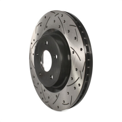 Front Coated Drilled Slotted Disc Brake Rotor (1 Piece Only) DS1-981055 For Nissan Murano Pathfinder