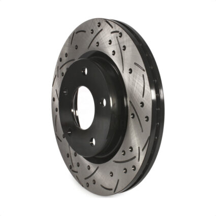 Front Coated Drilled Slotted Disc Brake Rotor (1 Piece Only) DS1-981470 For Nissan Sentra