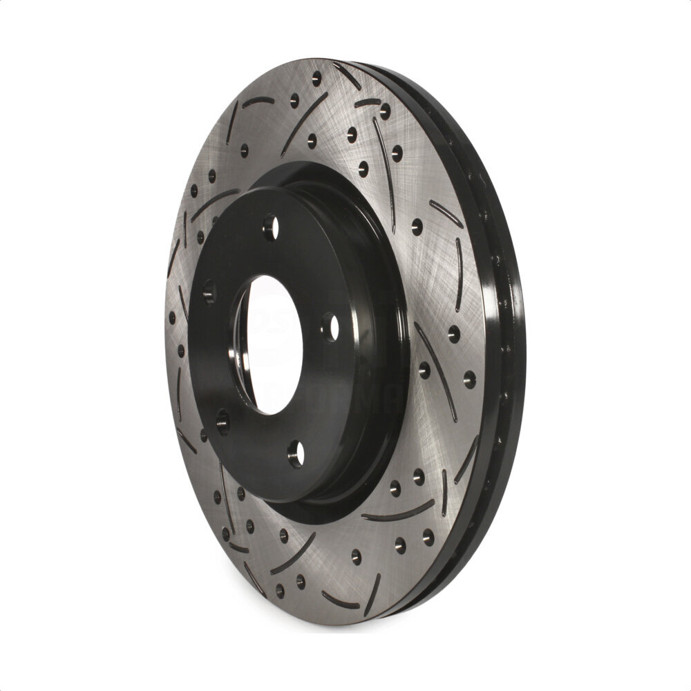Front Coated Drilled Slotted Disc Brake Rotor (1 Piece Only) DS1-981470 For Nissan Sentra
