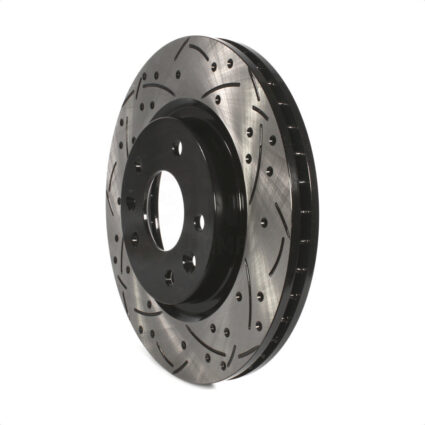 Front Coated Drilled Slotted Disc Brake Rotor (1 Piece Only) DS1-981773 For Nissan Rogue Sport LEAF